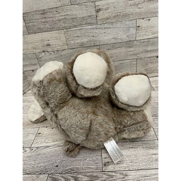 Spark Create Imagine Plush Bunny Rabbit Brown Jingles Crinkle Feet Baby 10” - Picture 5 of 8